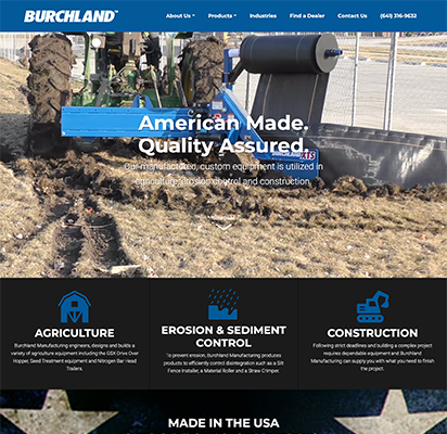 Burchland Manufacturing Home Page