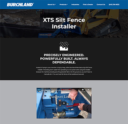 Burchland Manufacturing Product Page