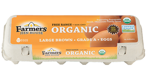 Farmer's Hen House Large Brown Organic Eggs
