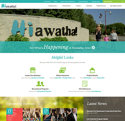 City of Hiawatha Homepage