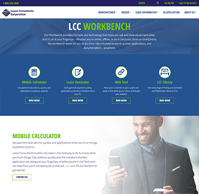 Lease Consultants LCC Workbench Page