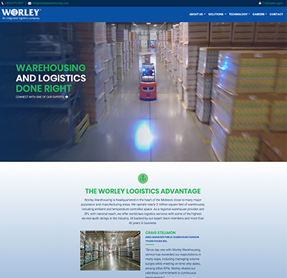 Worley Warehousing Home Page