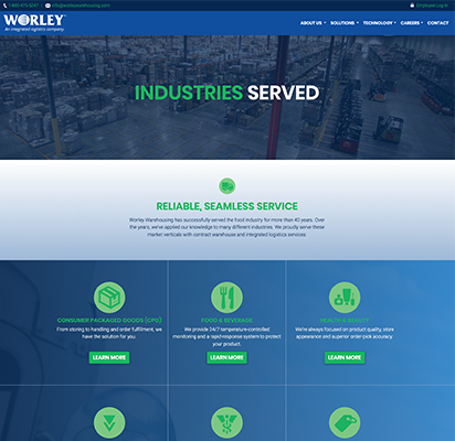 Worley Warehousing Industries Served Page