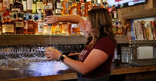 whiskey river bartender
