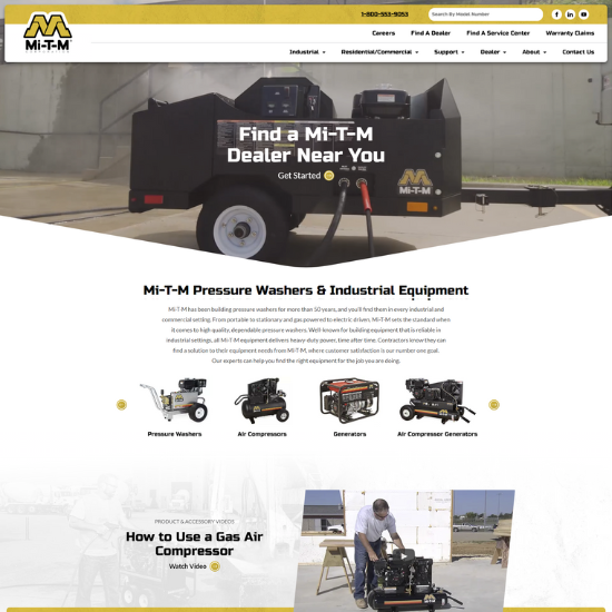 mitm website homepage