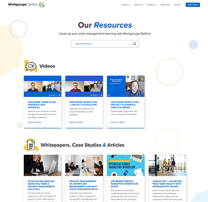 Workgroups Resources Page