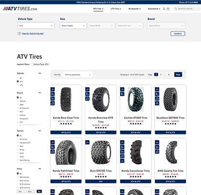 ATV Tires Results Page