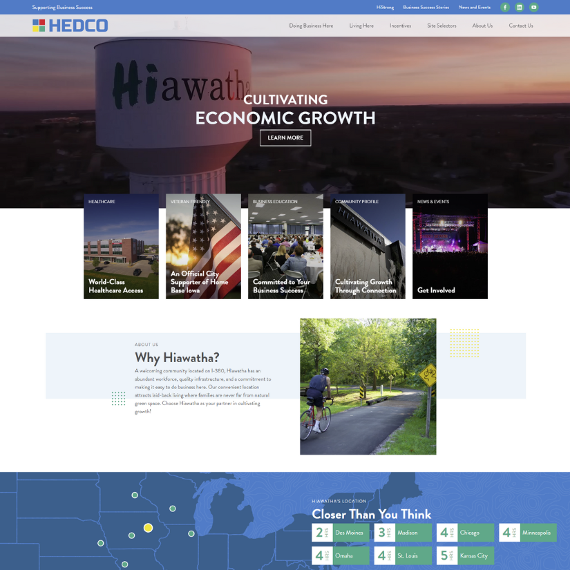 hedco website homepage