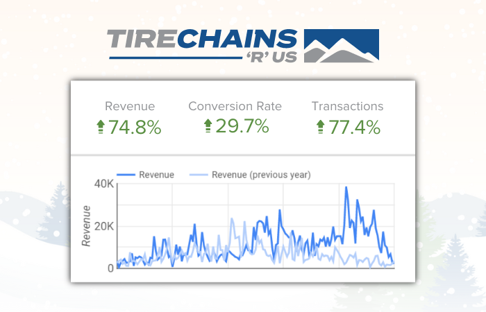 tire chains digital marketing stats