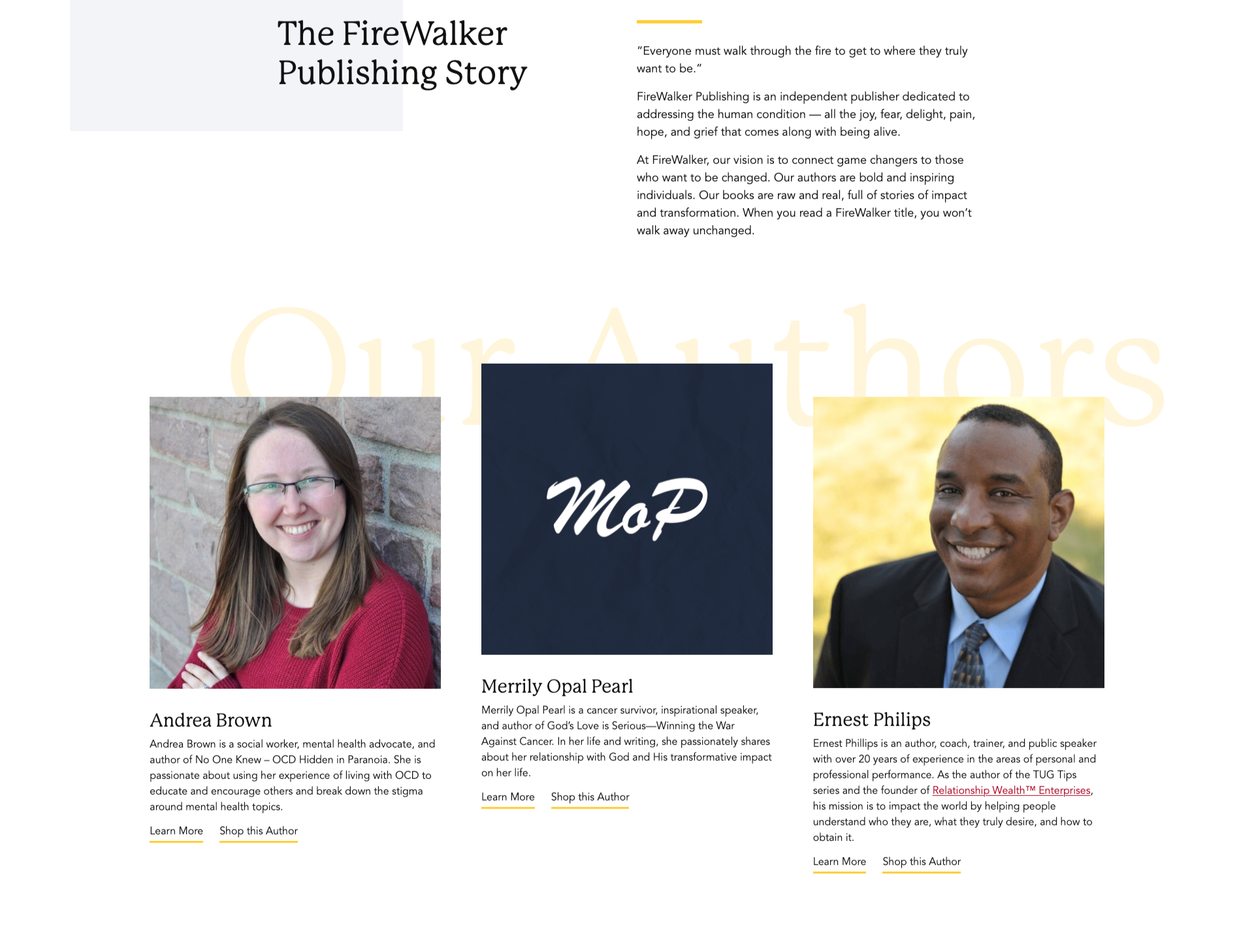 firewalker publishing story